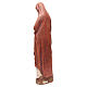 Virgin of Annunciation 80 cm red clothes painted wood Bethléem s7