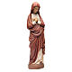 Virgin of Annunciation 80 cm red clothes painted wood Bethléem s5