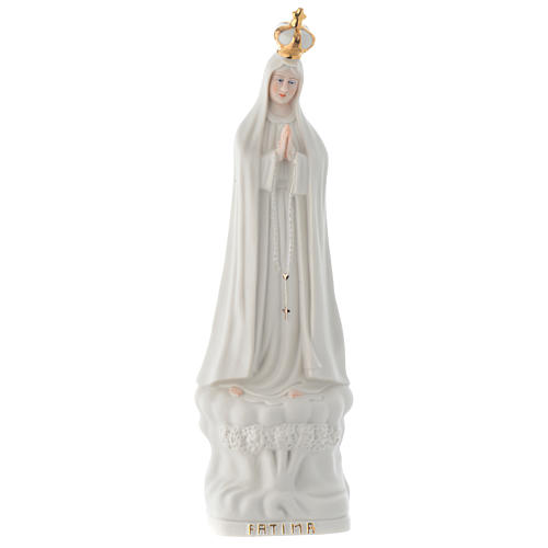 Statua Fatima in porcellana da 30 cm 1