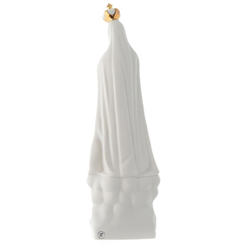 Statua Fatima in porcellana da 30 cm 2