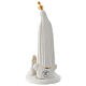 Our Lady of Fatima with shepherds porcellain 13 cm s3