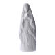 Our Lady of Lourdes statue white ceramic 10 cm s1