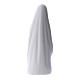 Our Lady of Lourdes statue white ceramic 10 cm s2