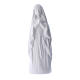 Our Lady of Lourdes, statue in white ceramic 17 cm s1