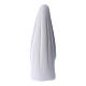 Our Lady of Lourdes, statue in white ceramic 17 cm s2