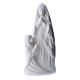 Statue Notre-Dame de Lourdes avec Bernadette céramique blanche 17 cm s1