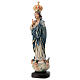 Our Lady of Angels with crown, Val Gardena painted maple wood s2