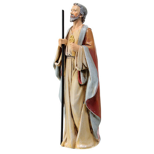 St Peter statue in wood pulp Val Gardena 2