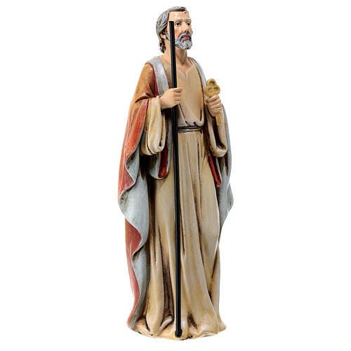 St Peter statue in wood pulp Val Gardena 3