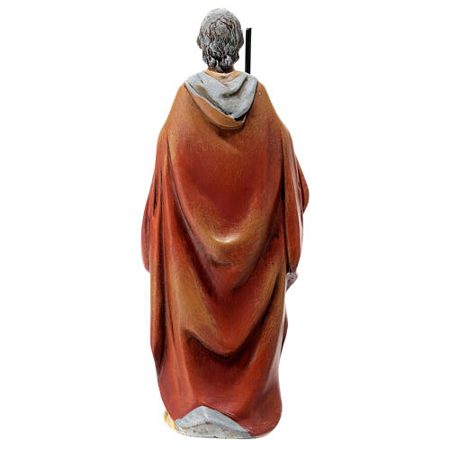 St Peter statue in wood pulp Val Gardena 4