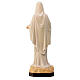 Our Lady of Medjugorje painted maple wood statue, Val Gardena s4