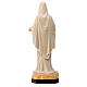 Medjugorje Mary statue in painted maple Val Gardena s4