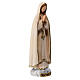 Modern statue of Our Lady of Fatima, Val Gardena painted maple wood s3