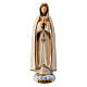 Our Lady of Fatima statue modern painted Val Gardena maple s1