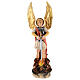 St. Michael, painted maple wood of Val Gardena s1