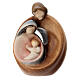 Holy Family, painted maple wood of Val Gardena s1