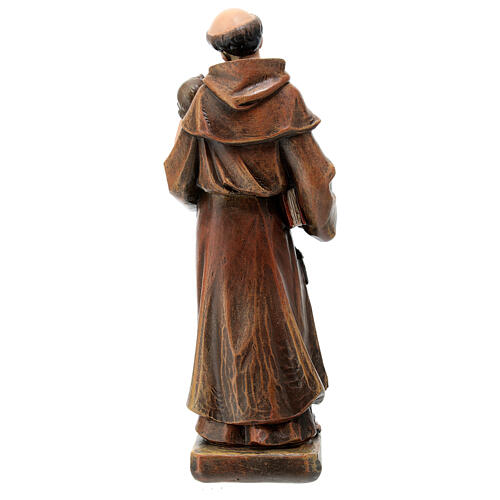 Saint Anthony of Padua, wood pulp, Val Gardena, 20 cm 5