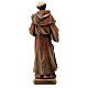 Saint Anthony of Padua, wood pulp, Val Gardena, 20 cm s5