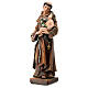 San Antonio di Padova Val Gardena pasta di legno 20 cm s3