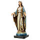 Virgen María Inmaculada pasta de madera Val Gardena 20 cm s3