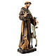 St Francis statue in Val Gardena wood pulp 20 cm s5