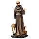 St Francis statue in Val Gardena wood pulp 20 cm s6
