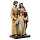 Sainte Famille Val Gardena pâte à bois 20 cm s4