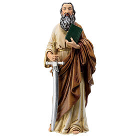 St Paul statue in Val Gardena wood pulp