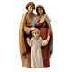 Holy Family, Val Gardena, painted maple wood s1