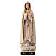 Our Lady of Fatima statue in painted Valgardena maple s1