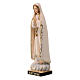 Our Lady of Fatima statue in painted Valgardena maple s2