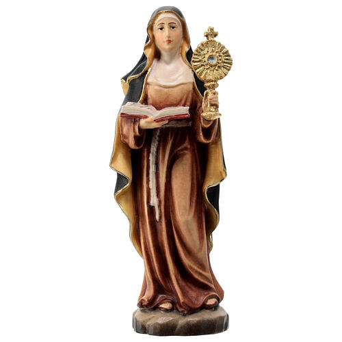 Saint Claire statue, Val Gardena painted maple wood 1