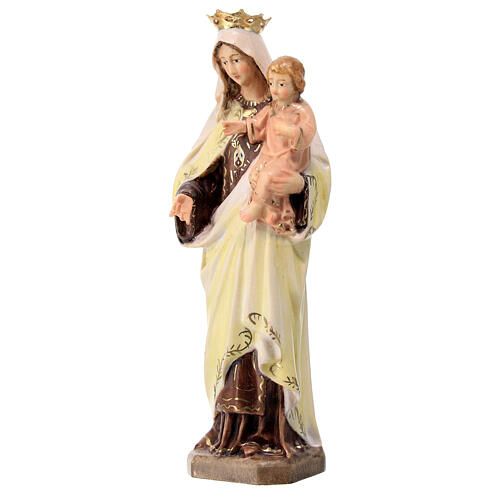 Virgin of Carmel statue in painted Val Gardena maple 2