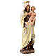 Virgin of Carmel statue in painted Val Gardena maple s3