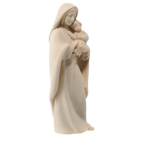 Virgin with Child, Val Gardena natural maple wood 3