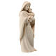 Virgin with Child, Val Gardena natural maple wood s3