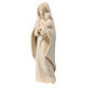 Mother with child in natural Val Gardena maple wood s2