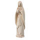 Madonna di Lourdes acero naturale Valgardena moderna s2