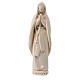 Lady of Lourdes statue in natural Valgardena maple modern s1