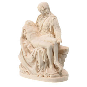 Pieta statue in natural Valgardena maple