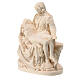 Pieta statue in natural Valgardena maple s2