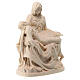 Pieta statue in natural Valgardena maple s3
