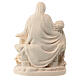 Pieta statue in natural Valgardena maple s4