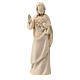 Modern Sacred Heart of Jesus, Val Gardena natural maple wood s1