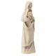 Modern Sacred Heart of Jesus, Val Gardena natural maple wood s3