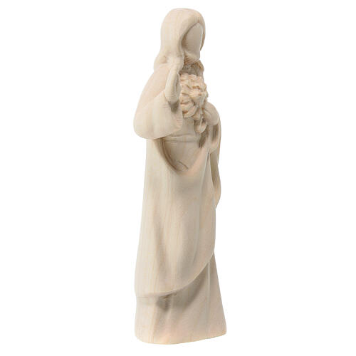 Sacré-Coeur de Jésus statue moderne Val Gardena bois érable naturel 3