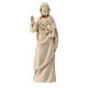Sacred Heart of Jesus statue natural Val Gardena maple modern s1