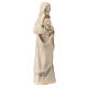 Sacred Heart of Jesus statue natural Val Gardena maple modern s3