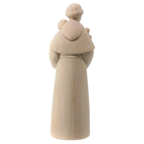 Saint Antoine avec Enfant Jésus statue moderne Val Gardena bois érable naturel 4