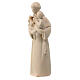 Saint Antoine avec Enfant Jésus statue moderne Val Gardena bois érable naturel s2